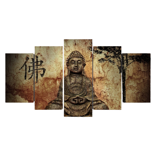 tableau bouddha en méditaion