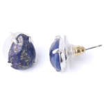Boucles d'Oreilles Facette Lapis Lazuli