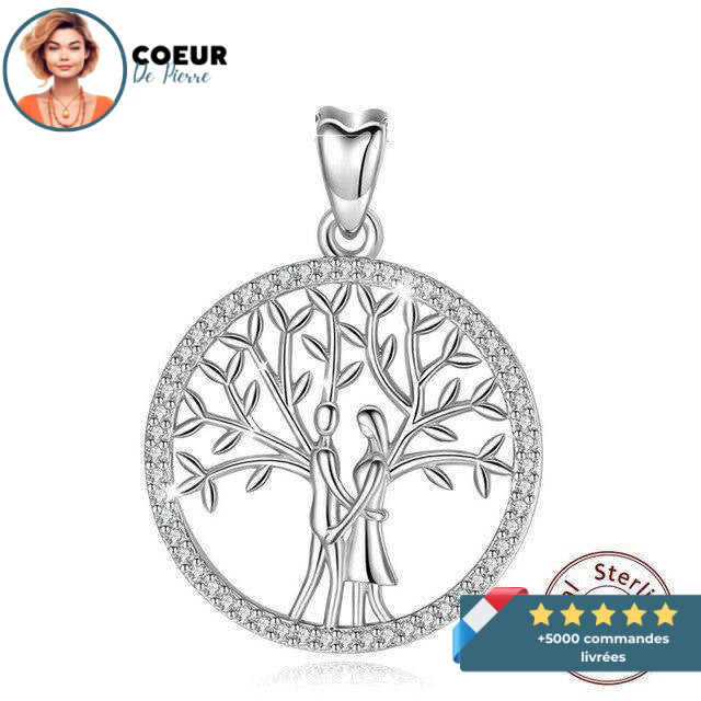 Collier Arbre de Vie <br> Romantique – Image 2