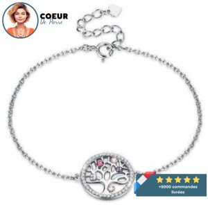 Bracelet Arbre de Vie Femme Argent Sterling 925