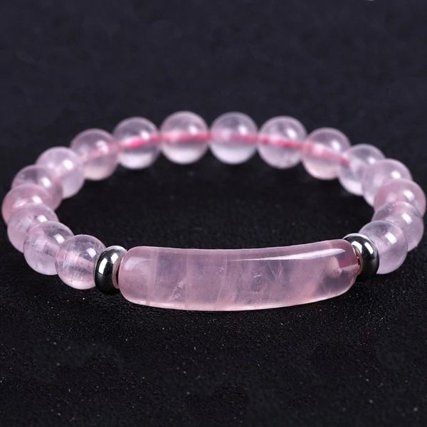 bracelet de quartz rose protection