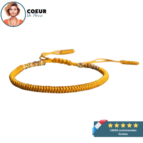 Bracelet Tibétain – Jaune