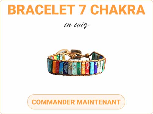 CTA Article Mobile - bracelet 7 chakra en cuir