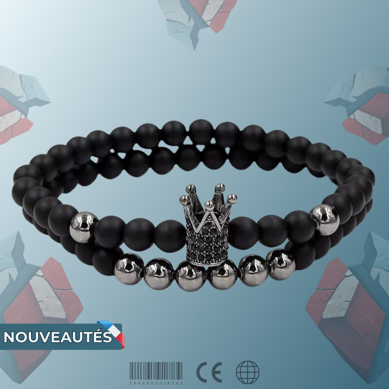 Lot De 2 Bracelets Brésiliens Ajustables Quesuc - Tressés Main, Fil Rouge Et Noir - Porte-bonheur, Cadeau Pour Homme/femme