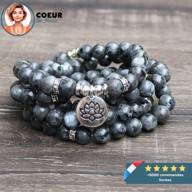 Collier Mâlâ en Labradorite - Régénération – Image 4