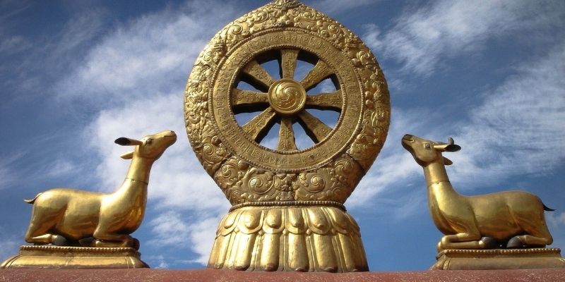 symbole roue du dharma