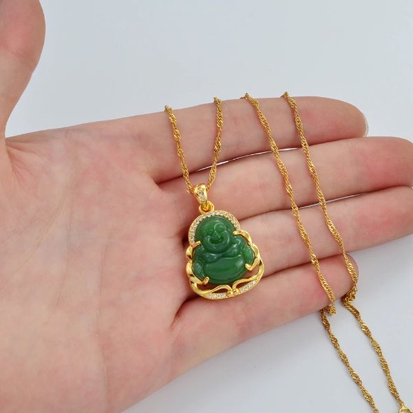 pendentif de bouddha en jade
