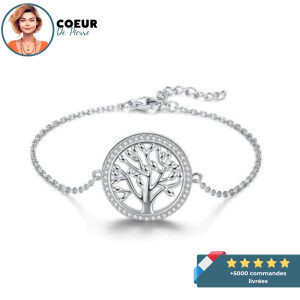 Bracelet Arbre de Vie Argent