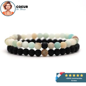 Bracelet Couple Homme et Femme Bracelet Couple Mon Mini Moi Lot de 2 bracelets 