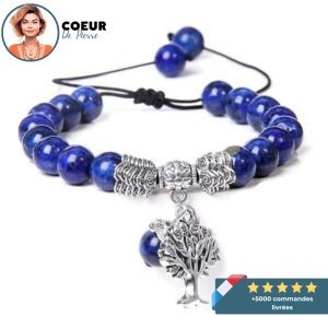 Bracelet Arbre de Vie Pierre Lapis-lazuli