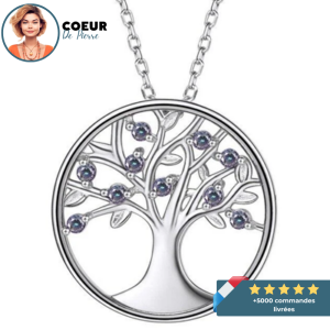 Collier Arbre de Vie <br> Topaze