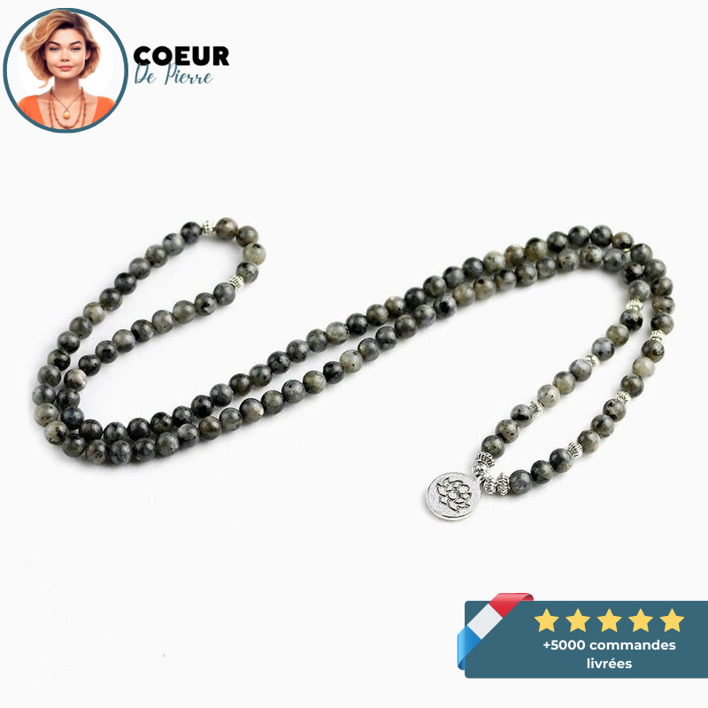 Collier Mâlâ en Labradorite - Régénération – Image 3