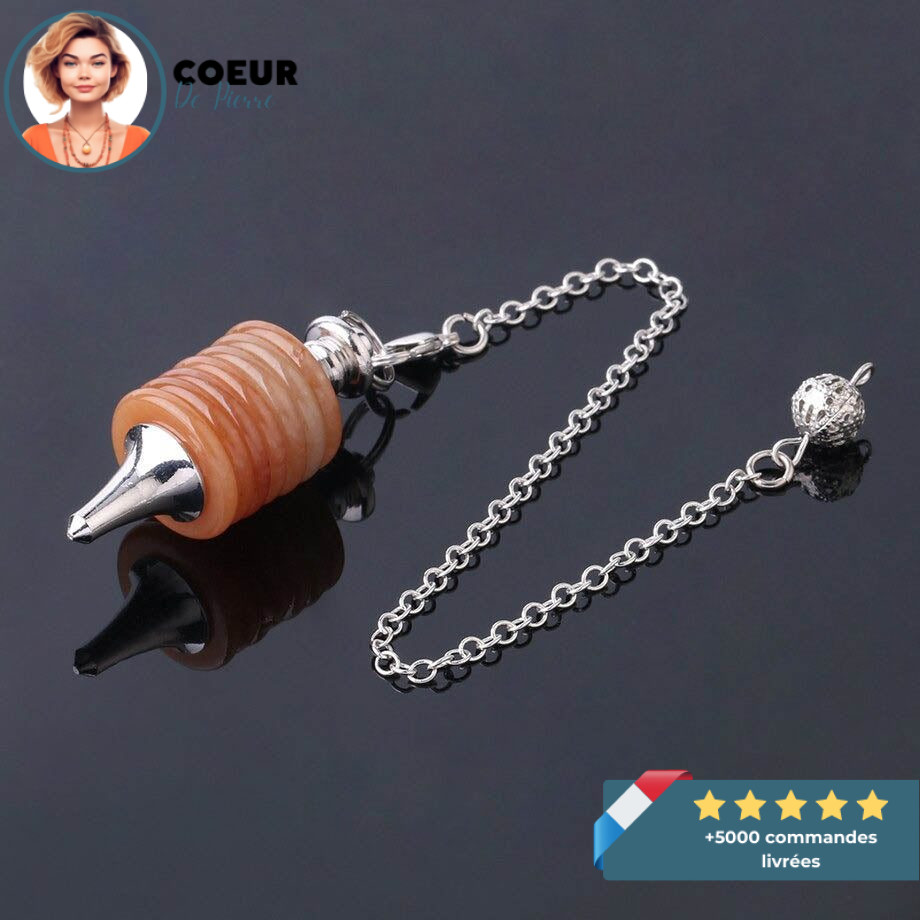 Pendule Anneaux Jade