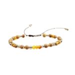 bracelet tibetain en perle de citrine