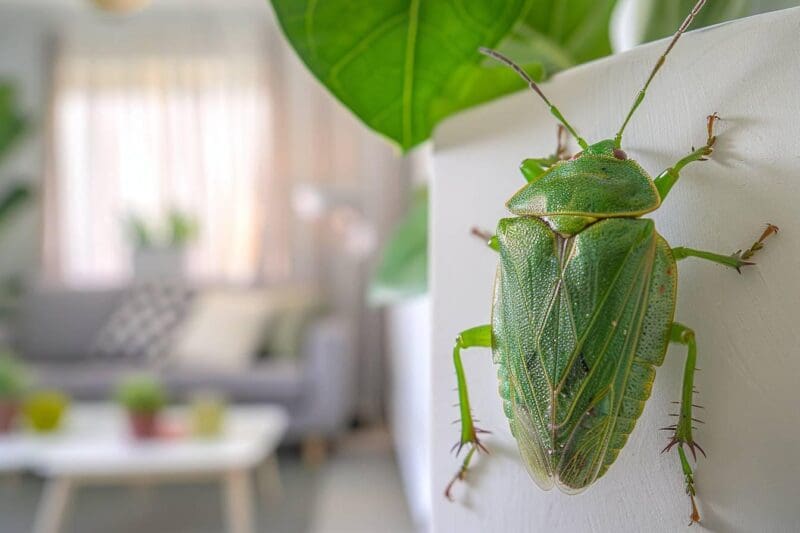 La punaise verte dans votre maison : signification et conseils pour s'en débarrasser