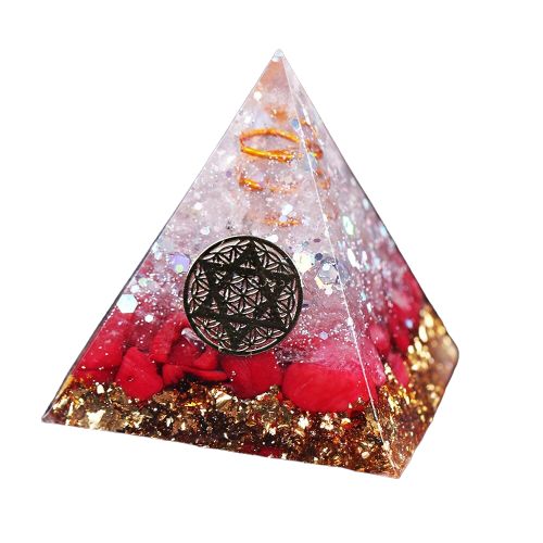 pyramide de jaspe rouge