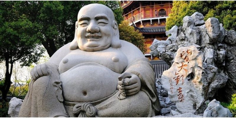 statue du bouddha rieur