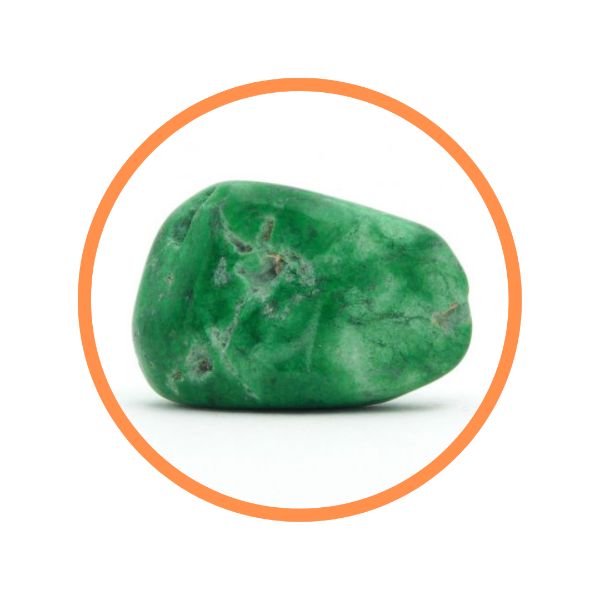 image d'une pierre d'agate verte