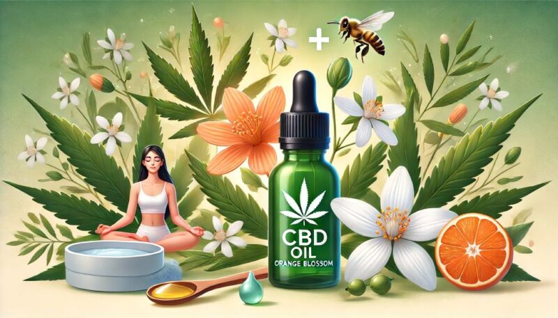 cbd et fleur d'oranger
